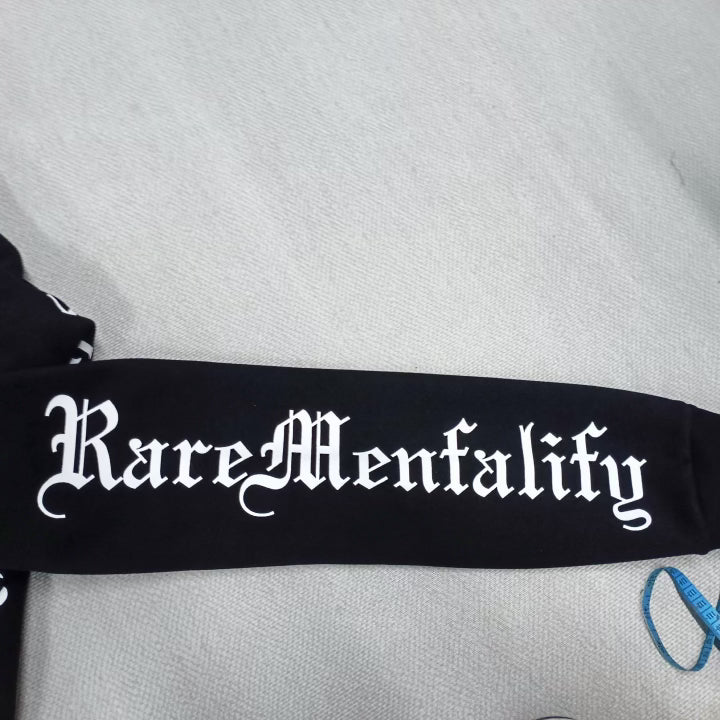 Black Signature Satin Hoodie